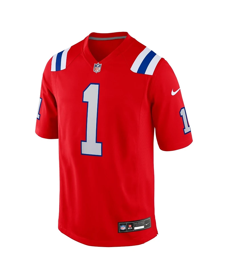 Nike Men's A.j. Brown Red New England Patriots Game Jersey