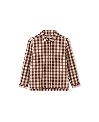 Celtic & Co. Women's Gingham Button Through Shirt