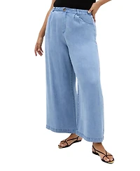 City Chic Plus Evani High-Rise Wide-Leg Pants
