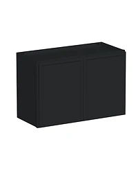 Boyel Living 27"x18" Double Door Short Wall Cabinet, Ready to Assemble Kitchen Cabinet with Solid Wood Frame, Soft-Close Slides and Hinge
