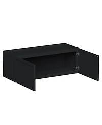 Boyel Living 33"x12" Double Door Short Wall Cabinet, Ready to Assemble Kitchen Cabinet with Solid Wood Frame, Soft-Close Slides and Hinge