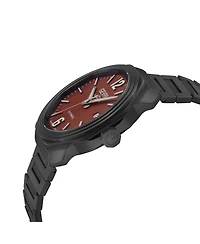 Gevril Men's Swiss Made Roosevelt Swiss Automatic Ip Stainless Steel Bracelet Watch