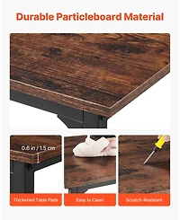 Gouun Computer Desk with Carbon Steel Frame