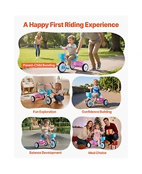 Hongge 3 Wheel Carbon Steel Adjustable Tricycle, Ages 2-5