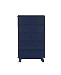Plank+Beam Solid Wood Classic -Drawer Dresser, Storage Dresser for Bedroom
