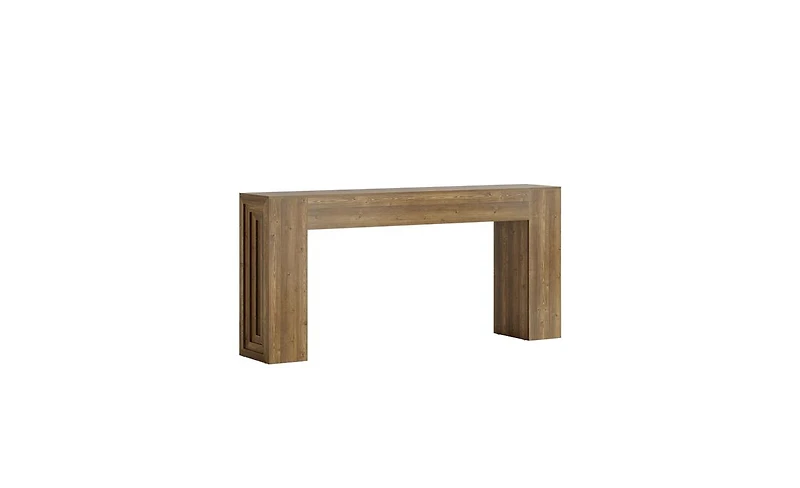 Slickblue Wood Console Table with Stable Legs for Entryway