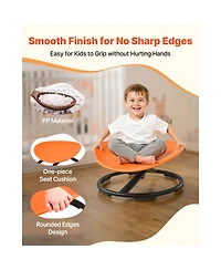 Hongge Sensory Spinning Chair with Non-Slip Metal Base, Builds Balance and Core Control, Ages 3-12