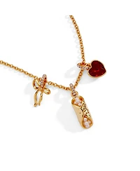 Alex and Ani There Cannoli Be You' Bow and Heart Multi Charm Cluster Necklace
