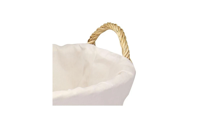 Household Essentials Wicker Laundry Basket with Handles, Handwoven Willow