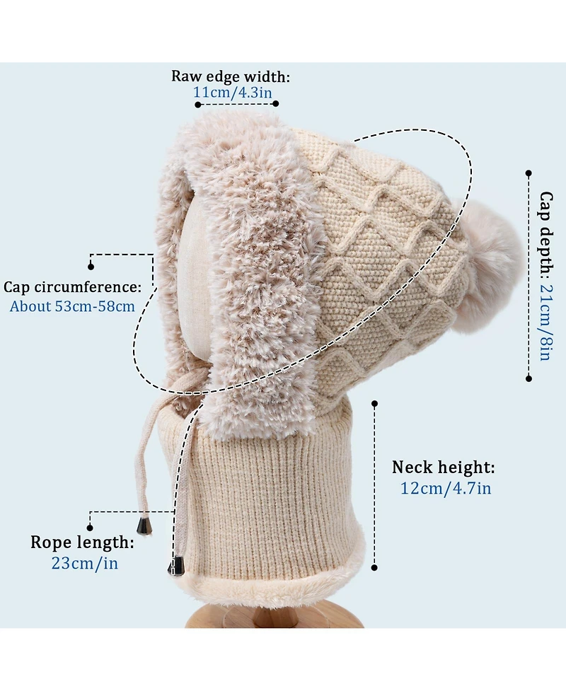 Piscifun Balaclava Ski Hat Windproof Face Cover Warm Outdoor Winter Gear