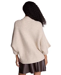 Kenneth Cole Women's Dolman-Sleeve Full-Zip Cardigan Sweater