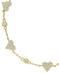 Macy's 14k Gold-Plated Casual Heart Fashion Bracelet