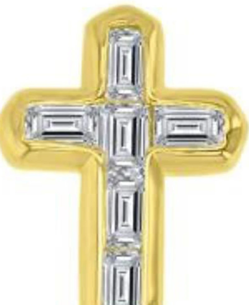 Macy's Cross Crystal Stud Earrings