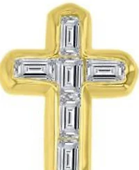 Macy's Cross Crystal Stud Earrings