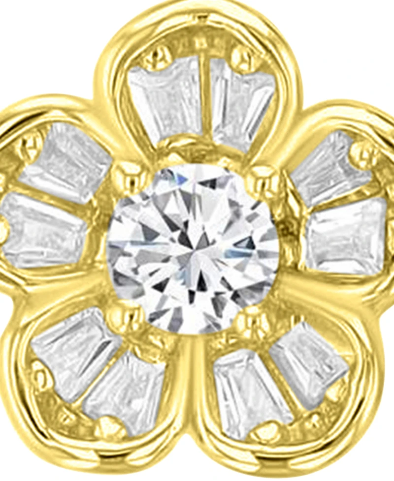 Macy's 14k Gold-Plated Daily Flower Stud Earrings