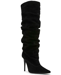 Steve Madden Women's Elona Knee-High Slouch Stiletto Dress Boots