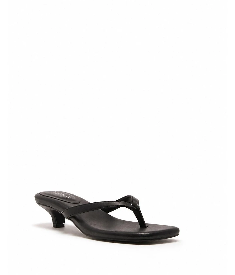 Therapy Australia Women's Heatwave Square Toe Thong Heel