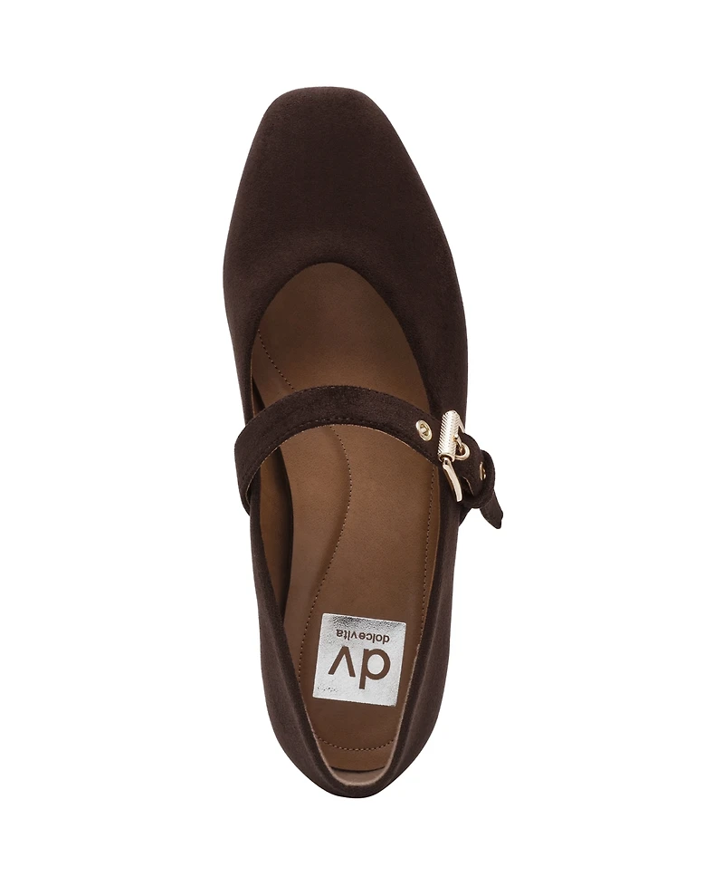 Dv Dolce Vita Women's Mulaney Buckle Mary Jane Flats