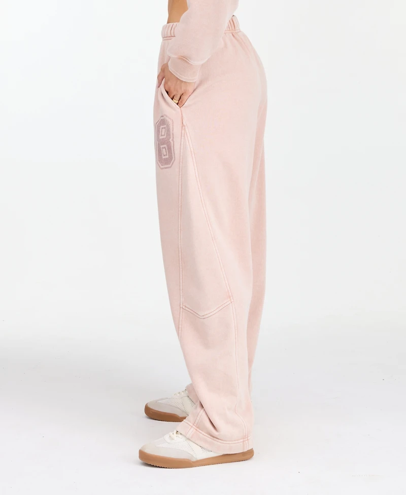 Kittenish Women's Wide-Leg High-Rise Sweatpants