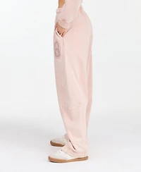 Kittenish Women's Wide-Leg High-Rise Sweatpants