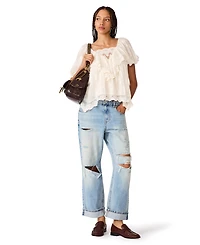 Steve Madden Women's Low-Rise Boyfriend Jeans