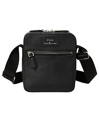 Polo Ralph Lauren Men's Pebbled Leather Crossbody Bag