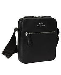 Polo Ralph Lauren Men's Pebbled Leather Crossbody Bag
