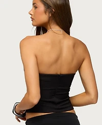 Edikted Women's Beckett Strapless Sweetheart Tube Top