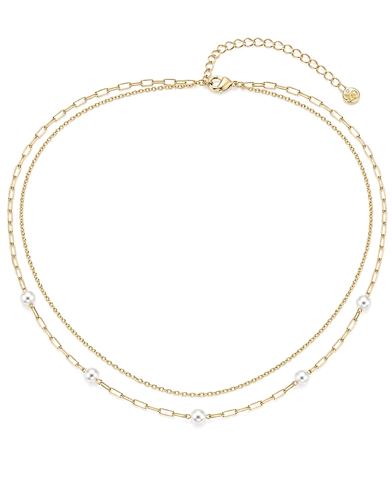 And Now This Simulated Cultivated Pearl Layered Necklace