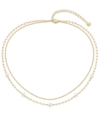 And Now This Simulated Cultivated Pearl Layered Necklace