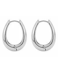 And Now This Graduated Huggie Hinged Hoop Earrings