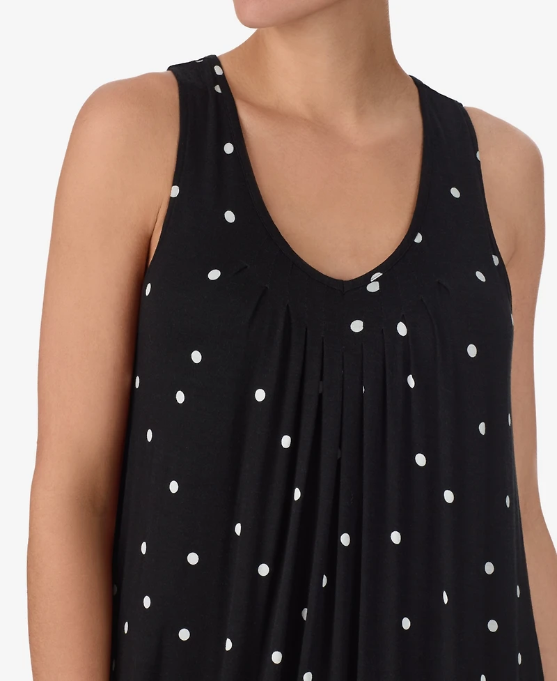 Ellen Tracy Women's Printed Sleeveless Nightgown