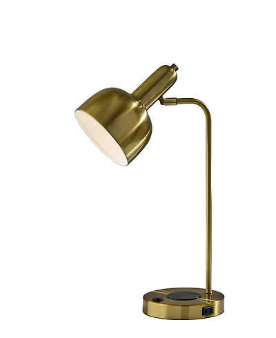 Adesso 19" Metal Rico Supercharger Desk Lamp