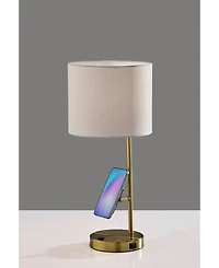 Adesso 22" Metal Wyatt Supercharger Desk Lamp