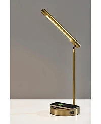 Adesso 24" Metal Dax Led Wireless Charging Desk Lamp