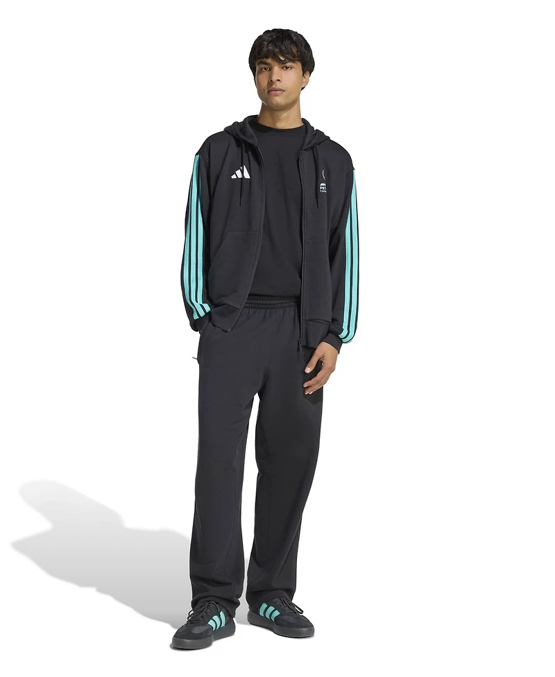 Adidas Men's Black Mercedes-amg Petronas F1 Team 2026 Alpha Skin Full-Zip Tri-Blend Hoodie