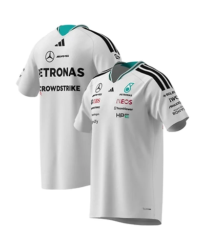 Adidas Men's White Mercedes-amg Petronas F1 Team 2026 Driver Authentic Jersey