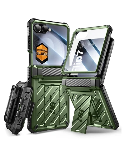 Supcase Galaxy Z Flip7 Unicorn Beetle Pro Rugged Case with Belt Clip