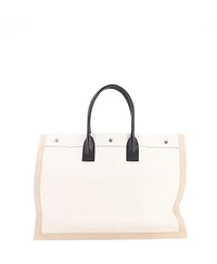 Pre-Owned Saint Laurent Large Rive Gauche Shopper Tote Canvas