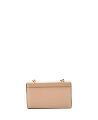 Pre-Owned Celine Triomphe Box Chain Shoulder Bag Leather