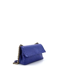 Pre-Owned Bottega Veneta Small Olimpia Crossbody Bag Intrecciato Nappa
