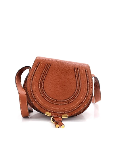 Pre-Owned Chloe Small Marcie Crossbody Bag Leather