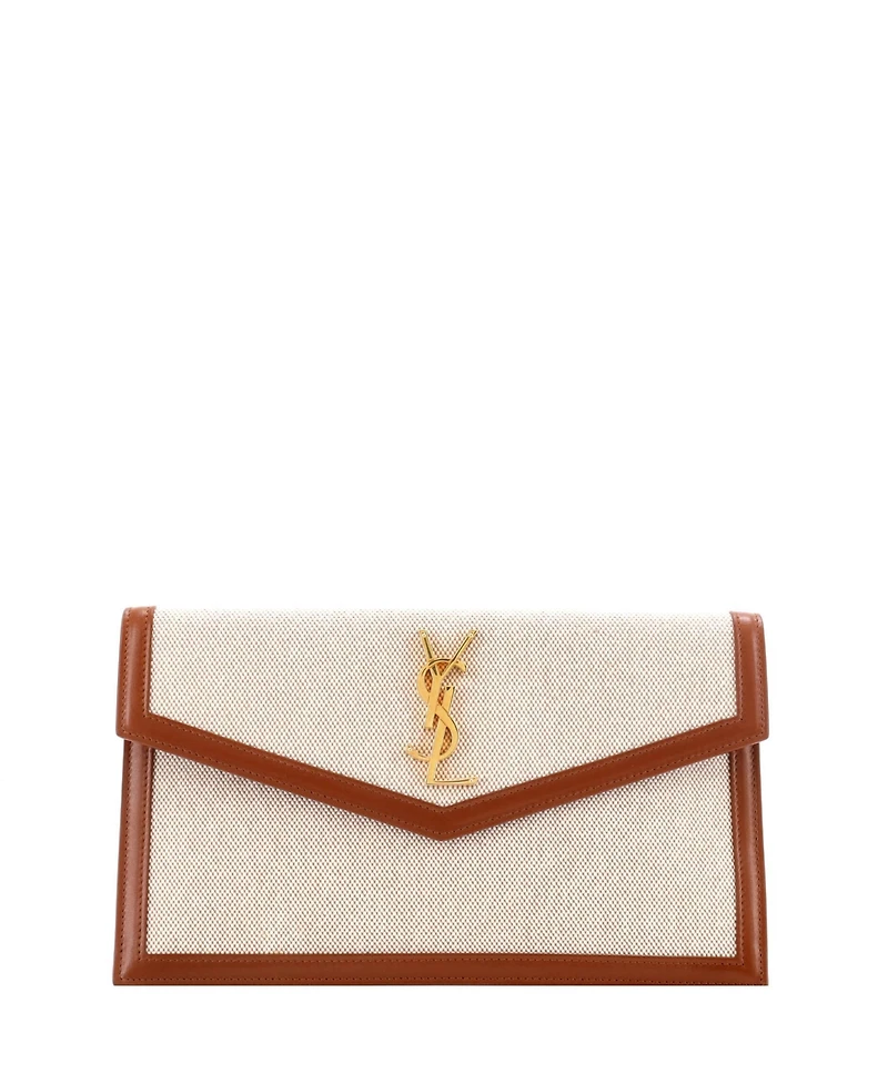 Pre-Owned Saint Laurent Uptown Pouch Canvas