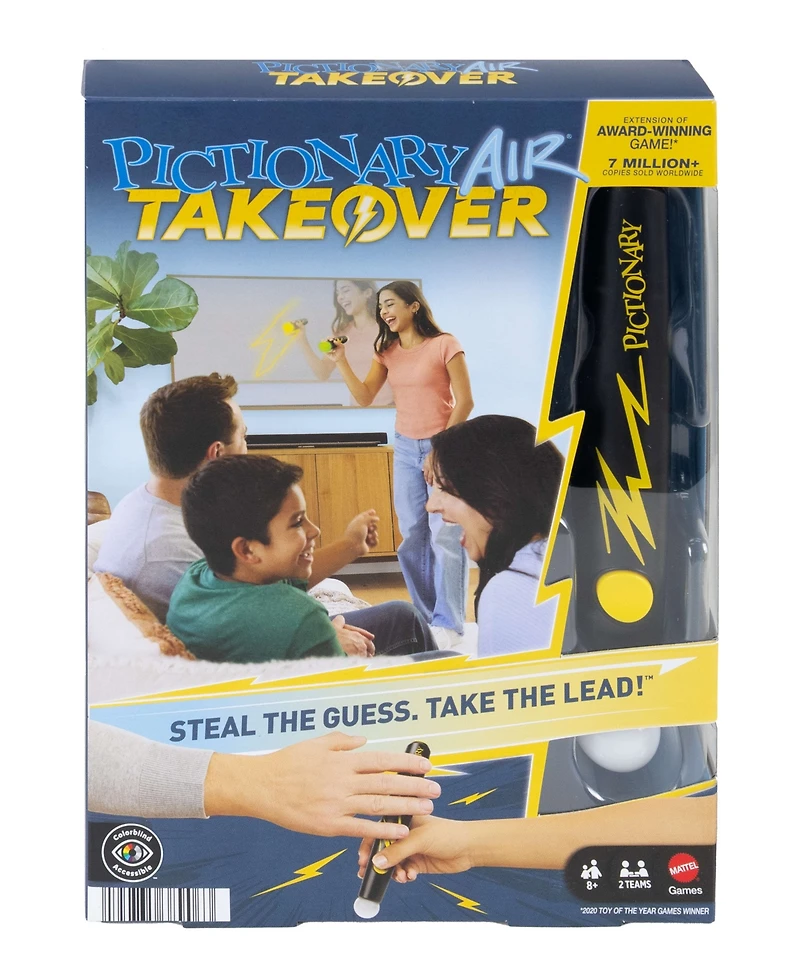 Mattel Pictionary Air Takeover Drawing Game, Ages 8+