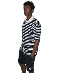 Converse Men's Ombre Stripe Polo Shirt
