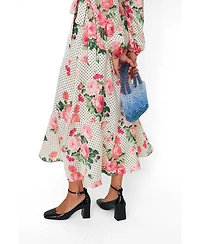 Cras Women's Lara Fit & Flare Polka Dot Midi Dress