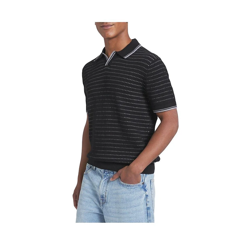 dkny Men's dyson sweater polo