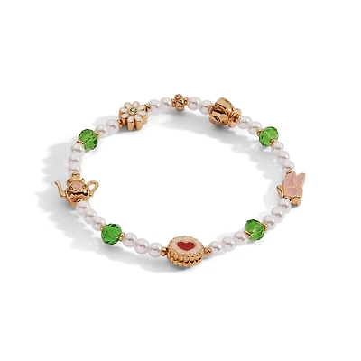 Alex and Ani Tea Party Beaded Stretch Bracelet