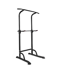 Sevorley Power Tower with Detachable Bench, Adjustable Pull Up Dip Station, Foldable Home Gym Strength Training Equipment