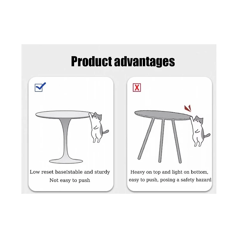 flynama Modern Round Multi-use Table